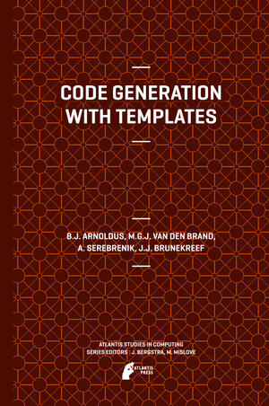 Buchcover Code Generation with Templates | Jeroen Arnoldus | EAN 9789491216558 | ISBN 94-91216-55-4 | ISBN 978-94-91216-55-8