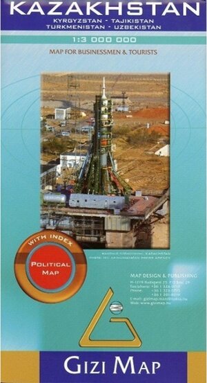 Buchcover Gizi Map Kazakhstan Political  | EAN 9789630080507 | ISBN 963-00-8050-8 | ISBN 978-963-00-8050-7