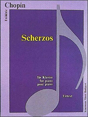 Buchcover Scherzos | Frederic Chopin | EAN 9789639059443 | ISBN 963-9059-44-7 | ISBN 978-963-9059-44-3