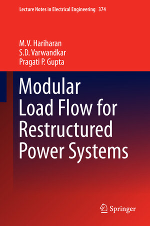 Buchcover Modular Load Flow for Restructured Power Systems | M.V. Hariharan | EAN 9789811004971 | ISBN 981-10-0497-8 | ISBN 978-981-10-0497-1