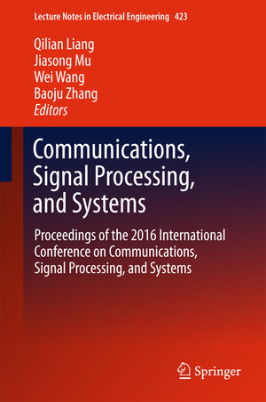 Buchcover Communications, Signal Processing, and Systems | EAN 9789811032295 | ISBN 981-10-3229-7 | ISBN 978-981-10-3229-5