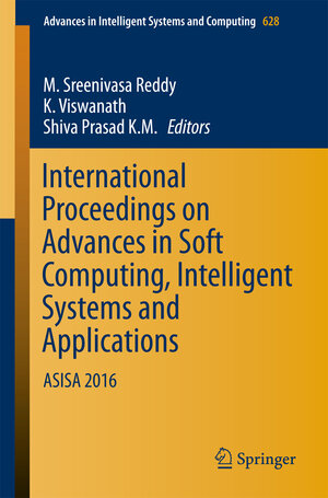 Buchcover International Proceedings on Advances in Soft Computing, Intelligent Systems and Applications | EAN 9789811052729 | ISBN 981-10-5272-7 | ISBN 978-981-10-5272-9