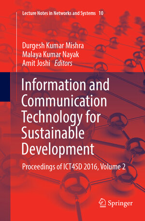 Buchcover Information and Communication Technology for Sustainable Development | EAN 9789811099984 | ISBN 981-10-9998-7 | ISBN 978-981-10-9998-4