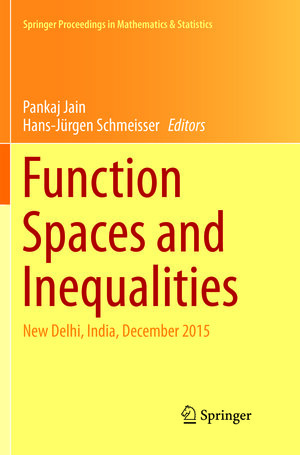 Buchcover Function Spaces and Inequalities | EAN 9789811355721 | ISBN 981-13-5572-X | ISBN 978-981-13-5572-1