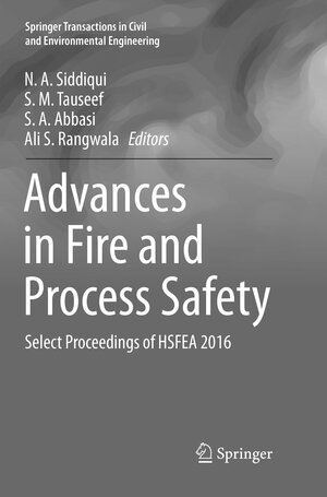 Buchcover Advances in Fire and Process Safety | EAN 9789811356148 | ISBN 981-13-5614-9 | ISBN 978-981-13-5614-8