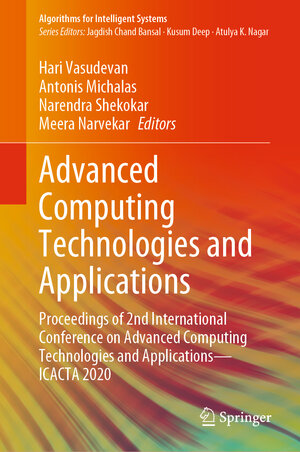 Buchcover Advanced Computing Technologies and Applications | EAN 9789811532429 | ISBN 981-15-3242-7 | ISBN 978-981-15-3242-9
