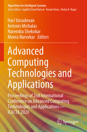 Buchcover Advanced Computing Technologies and Applications | EAN 9789811532443 | ISBN 981-15-3244-3 | ISBN 978-981-15-3244-3