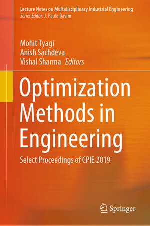 Buchcover Optimization Methods in Engineering | EAN 9789811545498 | ISBN 981-15-4549-9 | ISBN 978-981-15-4549-8