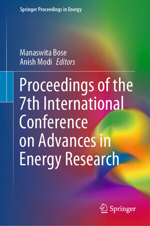 Buchcover Proceedings of the 7th International Conference on Advances in Energy Research | EAN 9789811559549 | ISBN 981-15-5954-6 | ISBN 978-981-15-5954-9