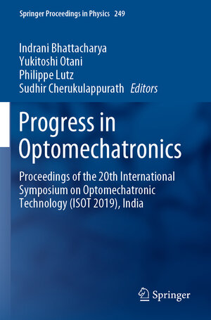 Buchcover Progress in Optomechatronics | EAN 9789811564697 | ISBN 981-15-6469-8 | ISBN 978-981-15-6469-7