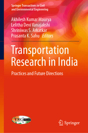 Buchcover Transportation Research in India | EAN 9789811696350 | ISBN 981-16-9635-7 | ISBN 978-981-16-9635-0