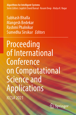 Buchcover Proceeding of International Conference on Computational Science and Applications  | EAN 9789811908651 | ISBN 981-19-0865-6 | ISBN 978-981-19-0865-1