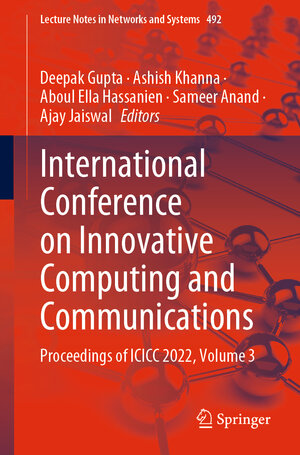 Buchcover International Conference on Innovative Computing and Communications | EAN 9789811936784 | ISBN 981-19-3678-1 | ISBN 978-981-19-3678-4