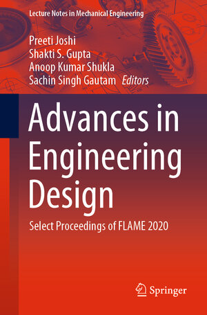 Buchcover Advances in Engineering Design | EAN 9789813346833 | ISBN 981-334-683-3 | ISBN 978-981-334-683-3