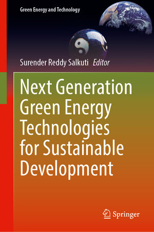 Buchcover Next Generation Green Energy Technologies for Sustainable Development | EAN 9789819504411 | ISBN 981-9504-41-4 | ISBN 978-981-9504-41-1