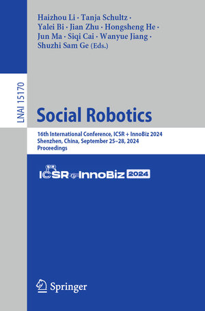 Buchcover Social Robotics  | EAN 9789819611515 | ISBN 981-9611-51-2 | ISBN 978-981-9611-51-5