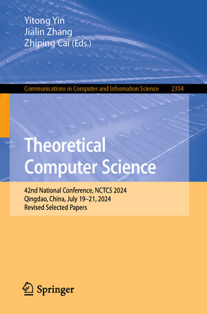 Buchcover Theoretical Computer Science | EAN 9789819614905 | ISBN 981-9614-90-2 | ISBN 978-981-9614-90-5