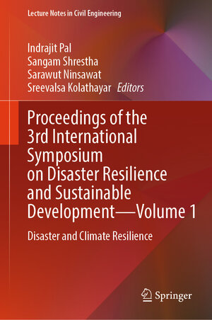 Buchcover Proceedings of the 3rd International Symposium on Disaster Resilience and Sustainable Development—Volume 1 | EAN 9789819621392 | ISBN 981-9621-39-9 | ISBN 978-981-9621-39-2