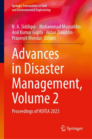 Buchcover Advances in Disaster Management, Volume 2 | EAN 9789819640461 | ISBN 981-9640-46-6 | ISBN 978-981-9640-46-1