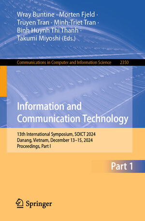 Buchcover Information and Communication Technology | EAN 9789819642816 | ISBN 981-9642-81-7 | ISBN 978-981-9642-81-6