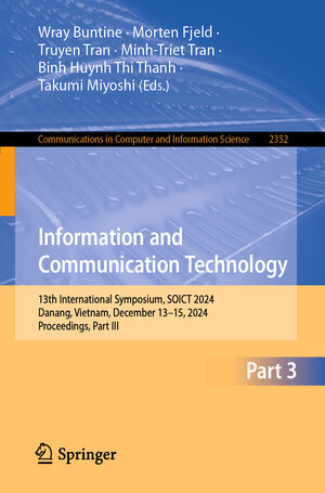 Buchcover Information and Communication Technology | EAN 9789819642885 | ISBN 981-9642-88-4 | ISBN 978-981-9642-88-5