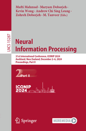 Buchcover Neural Information Processing  | EAN 9789819665792 | ISBN 981-9665-79-5 | ISBN 978-981-9665-79-2