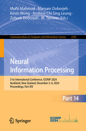 Buchcover Neural Information Processing | EAN 9789819670307 | ISBN 981-9670-30-6 | ISBN 978-981-9670-30-7