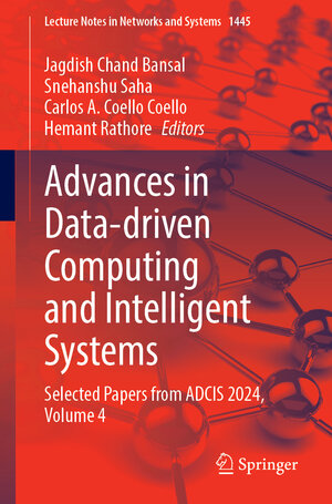 Buchcover Advances in Data-driven Computing and Intelligent Systems | EAN 9789819671397 | ISBN 981-9671-39-6 | ISBN 978-981-9671-39-7