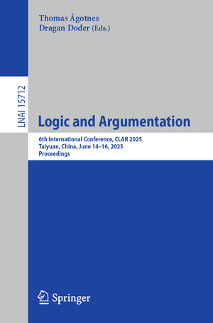 Buchcover Logic and Argumentation | EAN 9789819679553 | ISBN 981-9679-55-9 | ISBN 978-981-9679-55-3