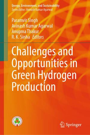 Buchcover Challenges and Opportunities in Green Hydrogen Production  | EAN 9789819713387 | ISBN 981-9713-38-2 | ISBN 978-981-9713-38-7