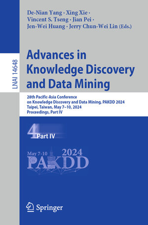 Buchcover Advances in Knowledge Discovery and Data Mining  | EAN 9789819722389 | ISBN 981-9722-38-1 | ISBN 978-981-9722-38-9