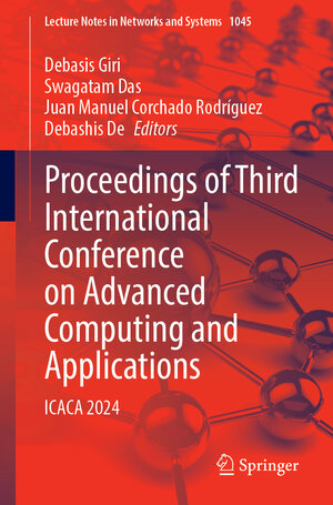 Buchcover Proceedings of Third International Conference on Advanced Computing and Applications  | EAN 9789819747993 | ISBN 981-9747-99-6 | ISBN 978-981-9747-99-3