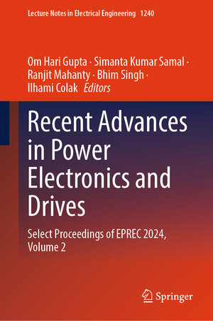 Buchcover Recent Advances in Power Electronics and Drives  | EAN 9789819760909 | ISBN 981-9760-90-9 | ISBN 978-981-9760-90-9