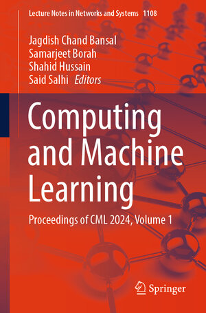 Buchcover Computing and Machine Learning  | EAN 9789819765874 | ISBN 981-9765-87-0 | ISBN 978-981-9765-87-4