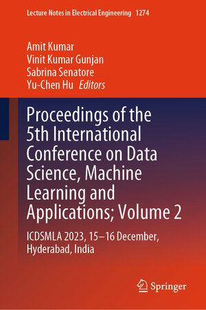 Buchcover Proceedings of the 5th International Conference on Data Science, Machine Learning and Applications; Volume 2  | EAN 9789819780426 | ISBN 981-9780-42-X | ISBN 978-981-9780-42-6