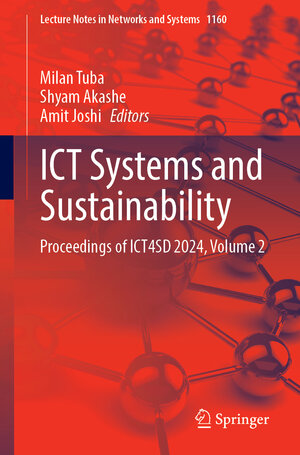 Buchcover ICT Systems and Sustainability  | EAN 9789819785902 | ISBN 981-9785-90-1 | ISBN 978-981-9785-90-2