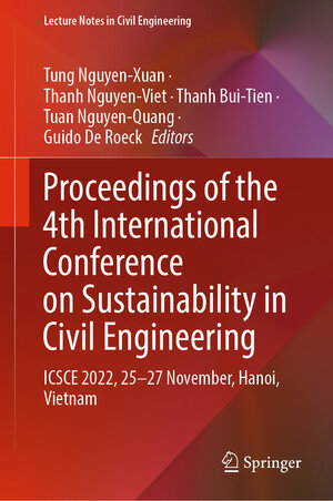 Buchcover Proceedings of the 4th International Conference on Sustainability in Civil Engineering  | EAN 9789819923458 | ISBN 981-9923-45-X | ISBN 978-981-9923-45-8