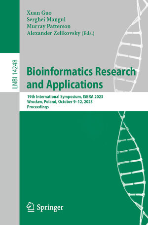 Buchcover Bioinformatics Research and Applications | EAN 9789819970742 | ISBN 981-9970-74-1 | ISBN 978-981-9970-74-2
