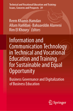 Buchcover Information and Communication Technology in Technical and Vocational Education and Training for Sustainable and Equal Opportunity | EAN 9789819977970 | ISBN 981-9977-97-5 | ISBN 978-981-9977-97-0
