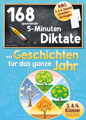 Buchcover 168 spannende 5-Minuten-Diktate mit Geschichten für das ganze Jahr | Rasaq Großmann | EAN 9789887677642 | ISBN 988-76776-4-7 | ISBN 978-988-76776-4-2