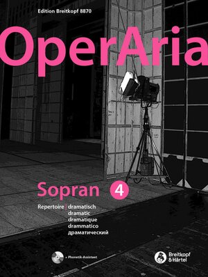 Buchcover OperAria Sopran Band 4: dramatisch  | EAN 9790004184608 | ISBN 979-000418460-8 | ISBN 979-000418460-8