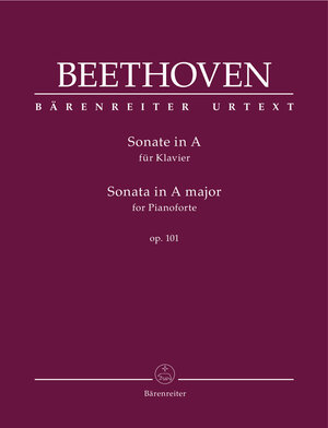 Buchcover Sonate für Klavier A-Dur op. 101  | EAN 9790006561841 | ISBN 979-000656184-1 | ISBN 979-000656184-1