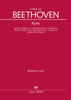 Buchcover Kyrie nach dem Adagio der "Mondscheinsonate" (Partitur) | Ludwig van Beethoven | EAN 9790007240035 | ISBN 979-000724003-5 | ISBN 979-000724003-5