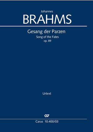 Buchcover Gesang der Parzen (Klavierauszug) | Johannes Brahms | EAN 9790007262389 | ISBN 979-000726238-9 | ISBN 979-000726238-9