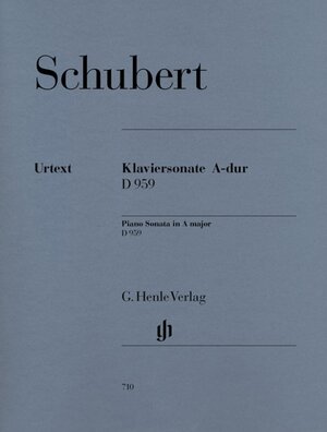 Buchcover Franz Schubert - Klaviersonate A-dur D 959  | EAN 9790201807102 | ISBN 979-020180710-2 | ISBN 979-020180710-2