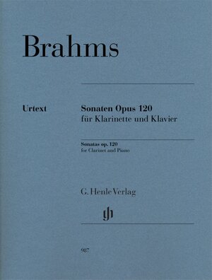Buchcover Johannes Brahms - Klarinettensonaten op. 120  | EAN 9790201809878 | ISBN 979-020180987-8 | ISBN 979-020180987-8