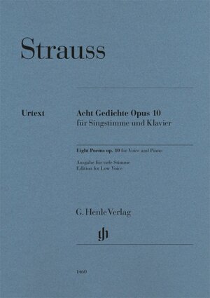 Buchcover Richard Strauss - Acht Gedichte op. 10  | EAN 9790201814605 | ISBN 979-020181460-5 | ISBN 979-020181460-5