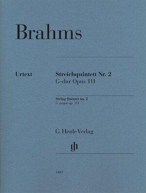 Buchcover Johannes Brahms - Streichquintett Nr. 2 G-dur op. 111  | EAN 9790201814834 | ISBN 979-020181483-4 | ISBN 979-020181483-4