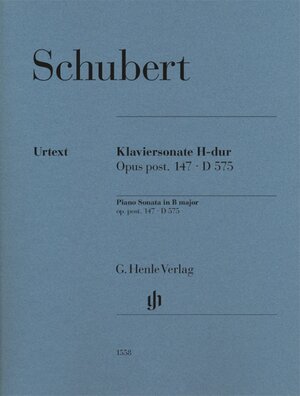 Buchcover Franz Schubert - Klaviersonate H-dur op. post. 147 D 575  | EAN 9790201815589 | ISBN 979-020181558-9 | ISBN 979-020181558-9
