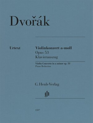 Buchcover Antonín Dvorák - Violinkonzert a-moll op. 53  | EAN 9790201815978 | ISBN 979-020181597-8 | ISBN 979-020181597-8